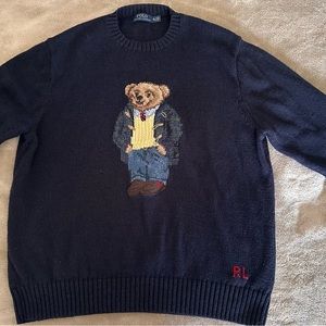 Rare new vintage lightly used Ralph Lauren Polo Bear sweater.